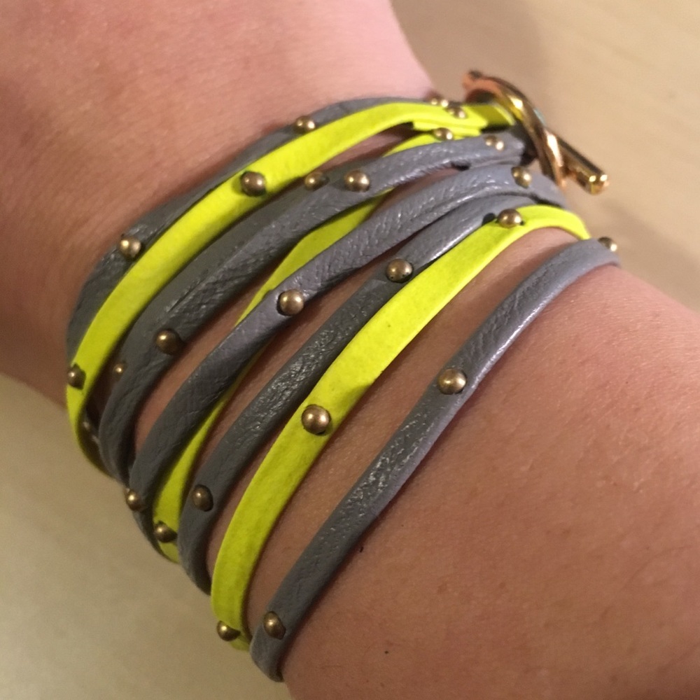 Gorjana Graham Triple Strand Neon Wrap Bracelet